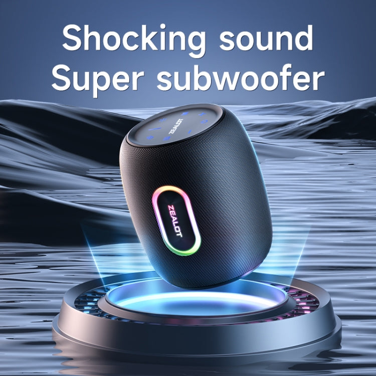 Zealot S64 Shocking Sound Super Subwoofer Bluetooth Speaker with RGB Light, S64