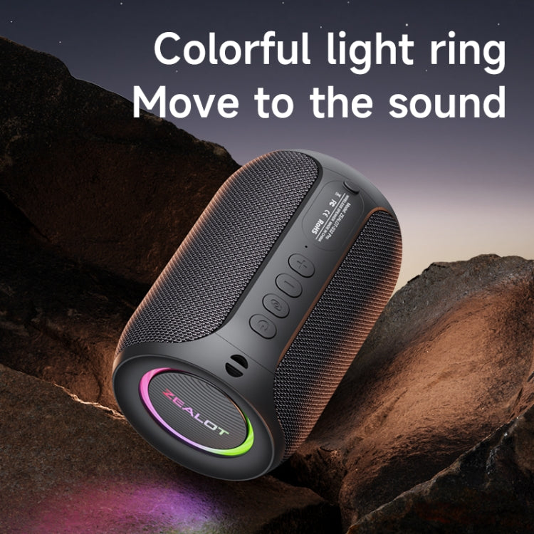 Zealot S32 Pro 15W High Power Bluetooth Speaker with Colorful Light