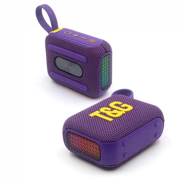 T&G TG445 Portable Stereo Subwoofer Bass RGB Light Wireless TWS BT Speaker