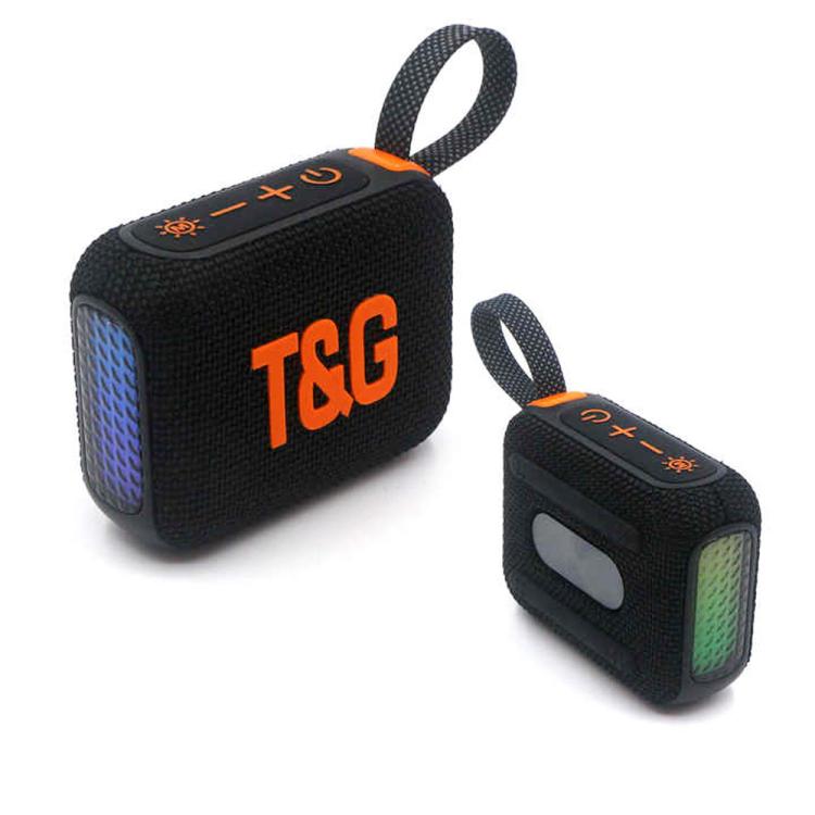T&G TG445 Portable Stereo Subwoofer Bass RGB Light Wireless TWS BT Speaker