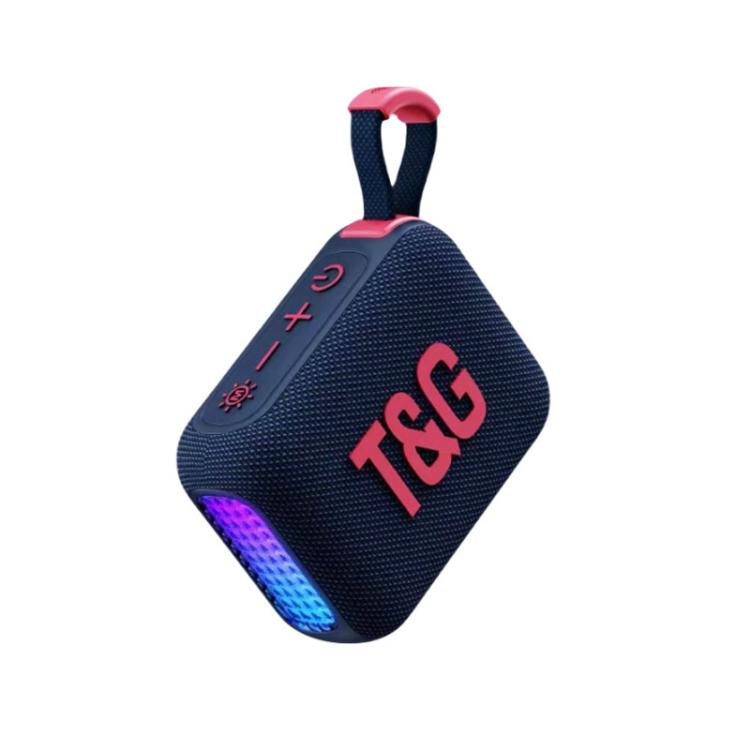 T&G TG445 Portable Stereo Subwoofer Bass RGB Light Wireless TWS BT Speaker