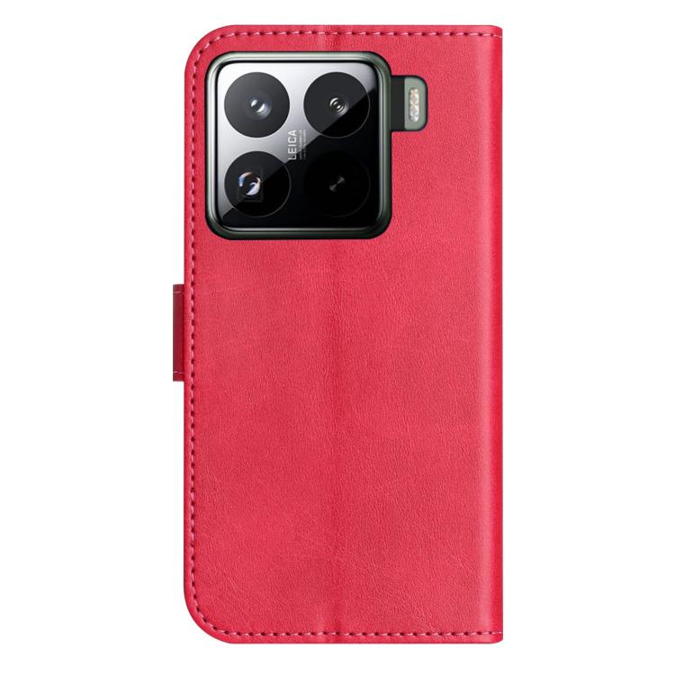 Dual-Folded S-shape Leather Phone Case, For Xiaomi 15 Pro, For Xiaomi 15, For Xiaomi 14T Pro, For Xiaomi 14T, For Xiaomi Poco F6 Pro 5G