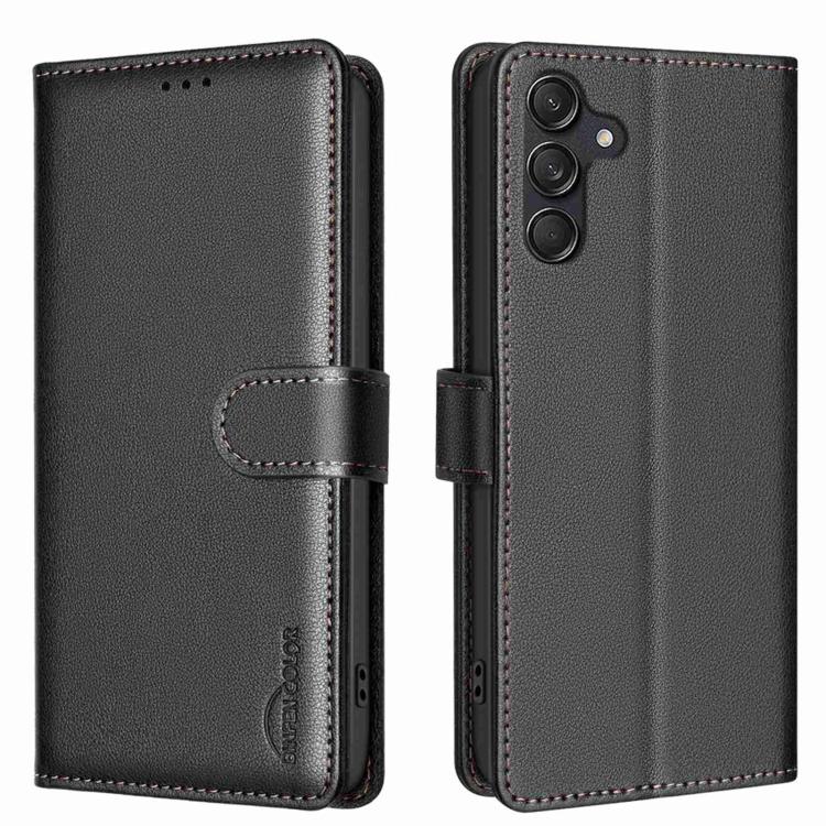 Litchi Texture RFID Anti-theft Leather Phone Case, For Samsung Galaxy M16 5G / F16 5G, For Samsung Galaxy M06 5G / F06 5G, For Samsung Galaxy XCover 7 Pro