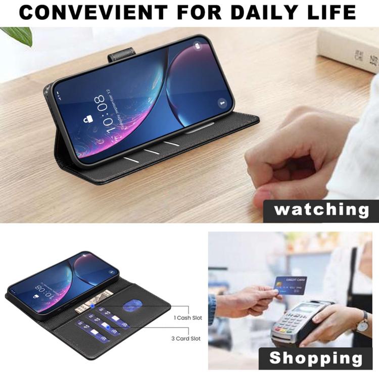 Litchi Texture RFID Anti-theft Leather Phone Case, For Samsung Galaxy M16 5G / F16 5G, For Samsung Galaxy M06 5G / F06 5G, For Samsung Galaxy XCover 7 Pro