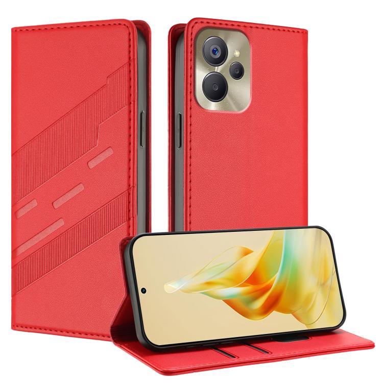 Embossed Multi-functional Wallet Retro Leather Phone Case, For Realme 10 Pro, For Realme 10 Pro+, For Realme 10 5G, For Realme C33, For Realme C30, For Realme V23