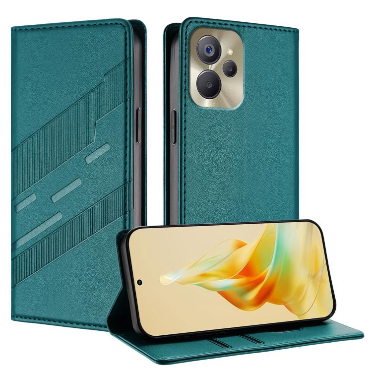 Embossed Multi-functional Wallet Retro Leather Phone Case, For Realme 10 Pro, For Realme 10 Pro+, For Realme 10 5G, For Realme C33, For Realme C30, For Realme V23