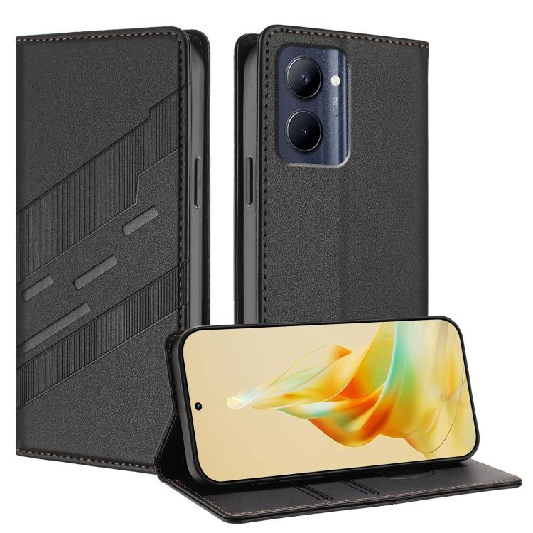 Embossed Multi-functional Wallet Retro Leather Phone Case, For Realme 10 Pro, For Realme 10 Pro+, For Realme 10 5G, For Realme C33, For Realme C30, For Realme V23