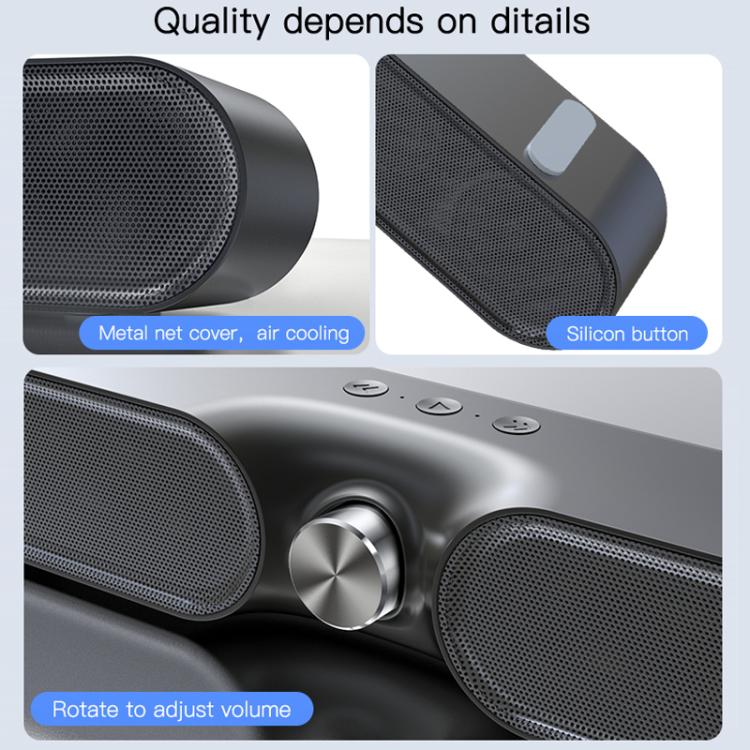Yesido YSW05 Dual Speaker Stereo Bass Wireless Bluetooth 5.0 Speaker, YSW05