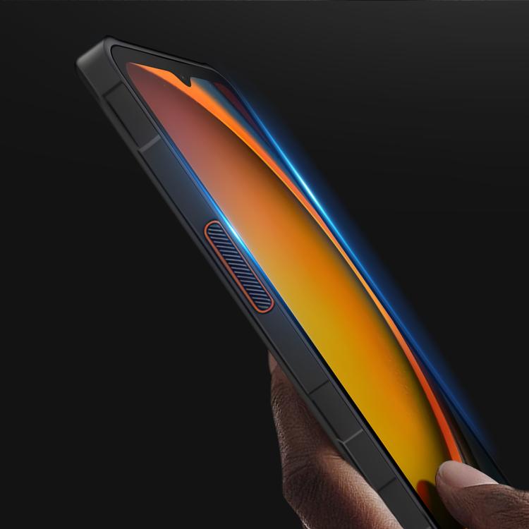 10pcs DUX DUCIS 0.33mm 9H Medium Alumina Tempered Glass Film, For Samsung Galaxy XCover7 Pro