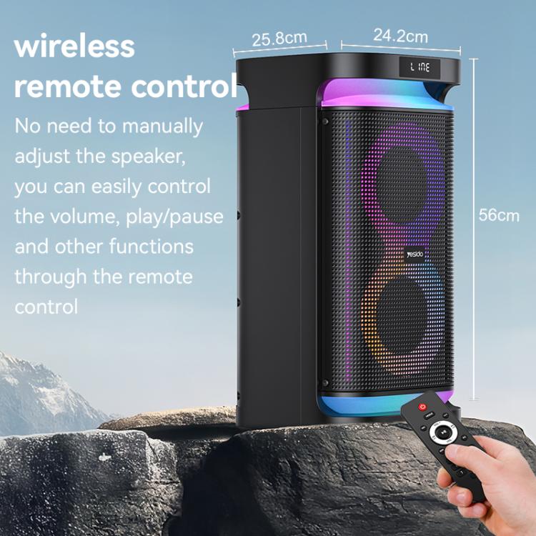 Yesido YSW29 Outdoor Ambient Light Digital Bluetooth Speaker with Microphone, YSW29