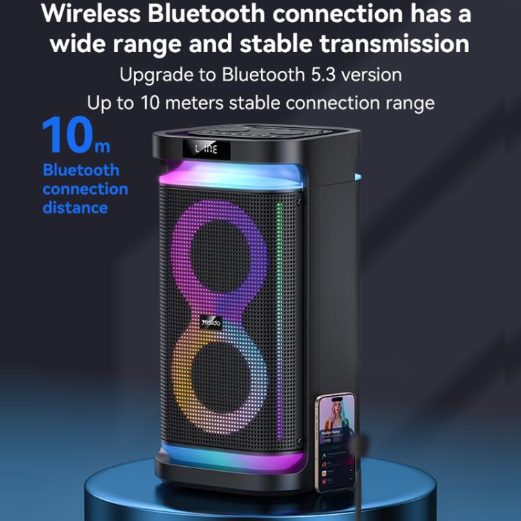 Yesido YSW29 Outdoor Ambient Light Digital Bluetooth Speaker with Microphone, YSW29