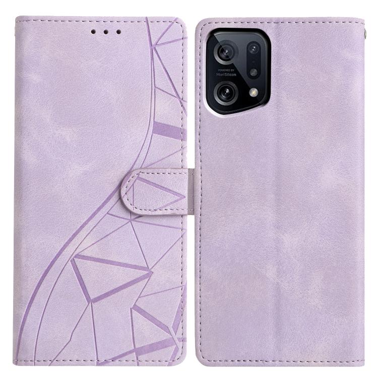 Triangles Embossed Leather Phone Case, For OPPO Reno8 Lite 5G / Reno7 Z, For OPPO A57 / A77 5G, For OPPO Reno8 Pro 5G Global, For OPPO Reno8 5G Global, For OPPO Find X5 Pro, For OPPO Find X5, For OPPO Find X5 Lite, For OPPO A96 / A76 / A36