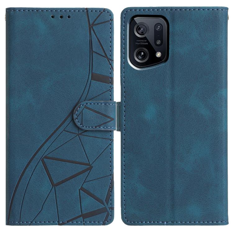 Triangles Embossed Leather Phone Case, For OPPO Reno8 Lite 5G / Reno7 Z, For OPPO A57 / A77 5G, For OPPO Reno8 Pro 5G Global, For OPPO Reno8 5G Global, For OPPO Find X5 Pro, For OPPO Find X5, For OPPO Find X5 Lite, For OPPO A96 / A76 / A36