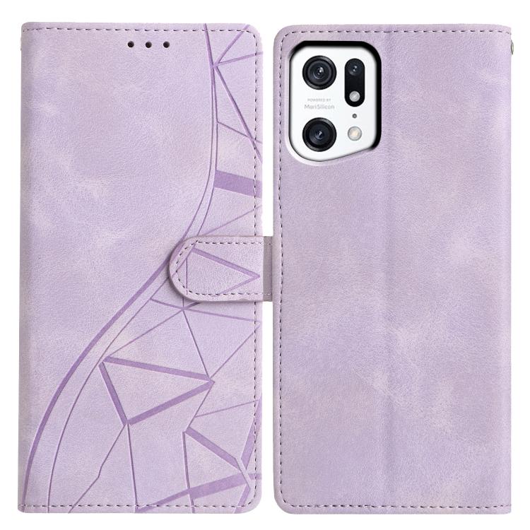 Triangles Embossed Leather Phone Case, For OPPO Reno8 Lite 5G / Reno7 Z, For OPPO A57 / A77 5G, For OPPO Reno8 Pro 5G Global, For OPPO Reno8 5G Global, For OPPO Find X5 Pro, For OPPO Find X5, For OPPO Find X5 Lite, For OPPO A96 / A76 / A36