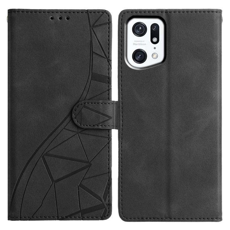 Triangles Embossed Leather Phone Case, For OPPO Reno8 Lite 5G / Reno7 Z, For OPPO A57 / A77 5G, For OPPO Reno8 Pro 5G Global, For OPPO Reno8 5G Global, For OPPO Find X5 Pro, For OPPO Find X5, For OPPO Find X5 Lite, For OPPO A96 / A76 / A36