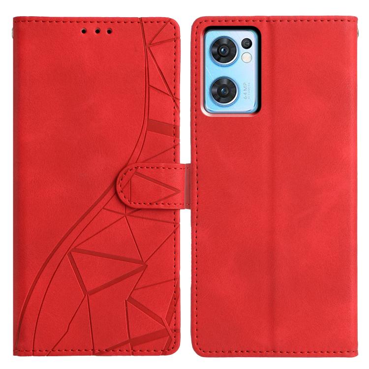 Triangles Embossed Leather Phone Case, For OPPO Reno8 Lite 5G / Reno7 Z, For OPPO A57 / A77 5G, For OPPO Reno8 Pro 5G Global, For OPPO Reno8 5G Global, For OPPO Find X5 Pro, For OPPO Find X5, For OPPO Find X5 Lite, For OPPO A96 / A76 / A36
