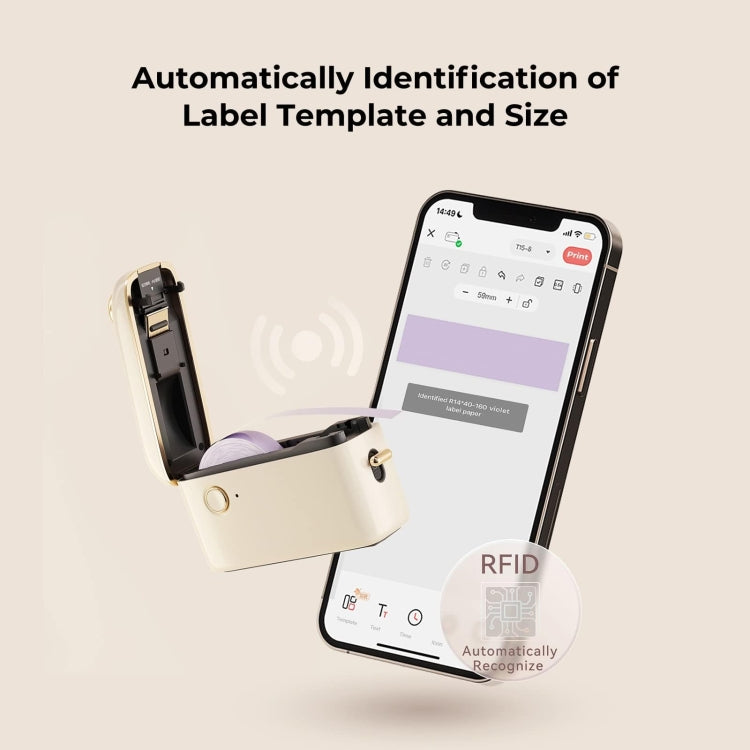 NIIMBOT Small Handheld Portable Smart Label Printer