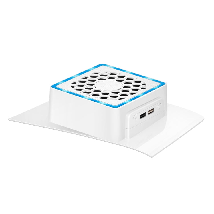 For PS5 Slim Console Side-mounted Cooling Fan RGB Radiator, For PS5 Slim
