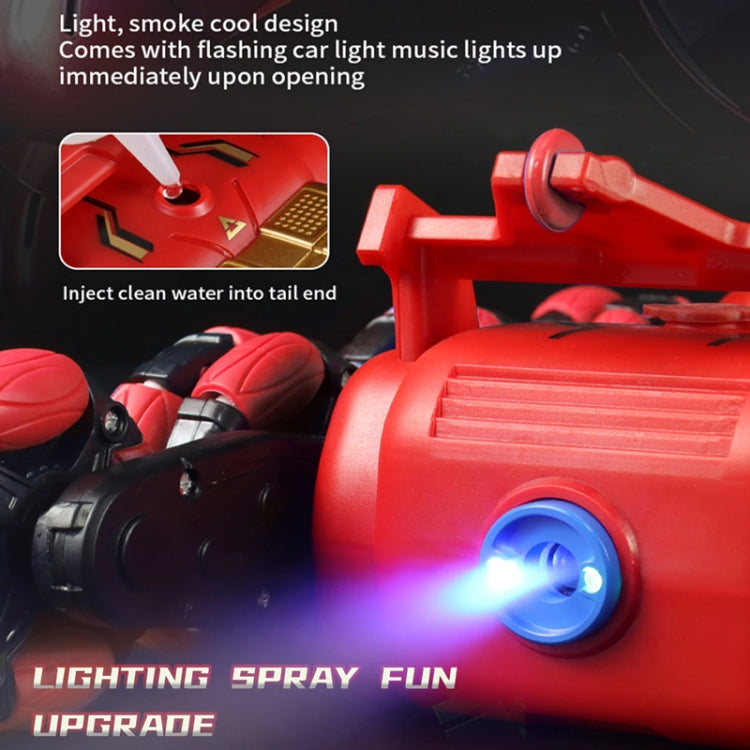 2.4G Kids Remote Control Toy Car Stunt Robot Dog Gesture Sensor Lights Music Spray Climbing Car, Blue Single RC, Red Single RC, Blue Dual RC, Red Dual RC
