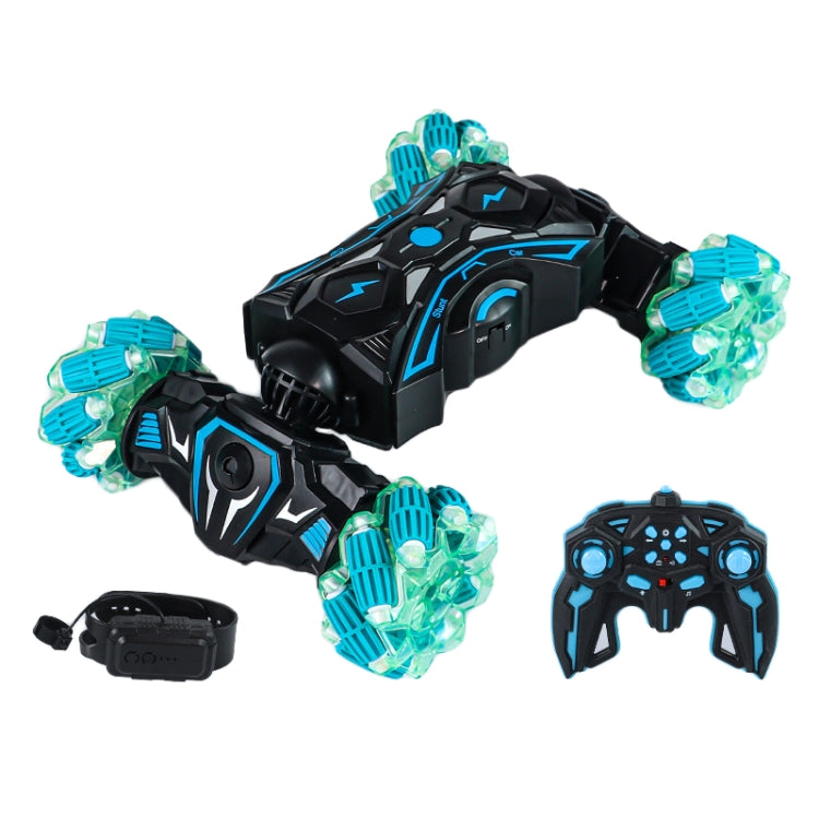 2.4G Spray RC Car Gesture Sensor Music Lights Twist Stunt Drift Car Double Side Driving Buggy Toy, Handle RC Blue, Handle RC Green, Handle+Watch RC Blue, Handle+Watch RC Green
