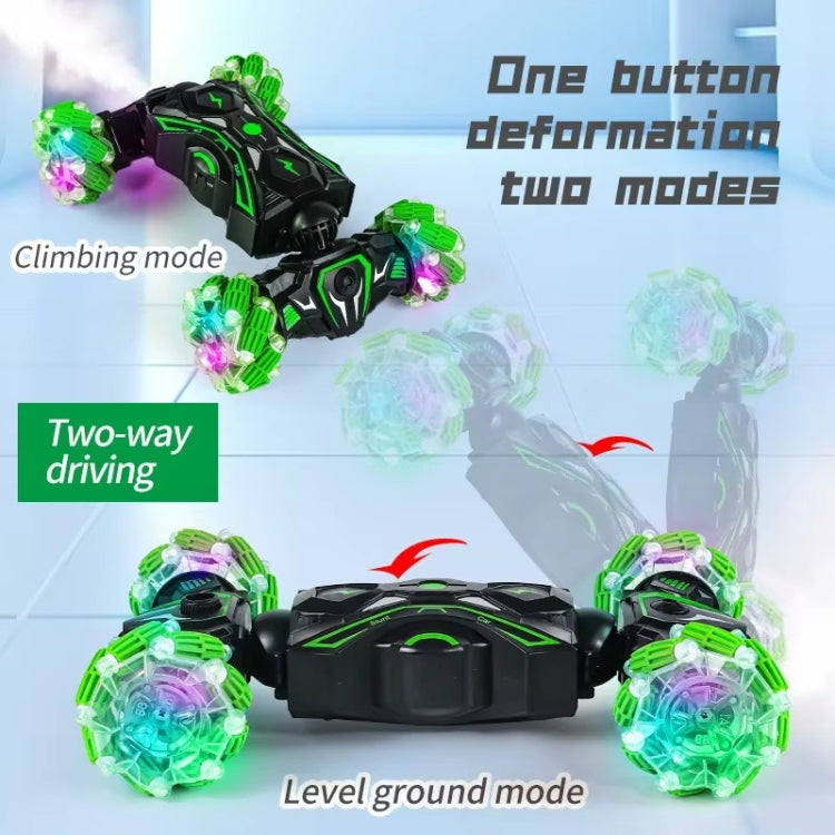 2.4G Spray RC Car Gesture Sensor Music Lights Twist Stunt Drift Car Double Side Driving Buggy Toy, Handle RC Blue, Handle RC Green, Handle+Watch RC Blue, Handle+Watch RC Green