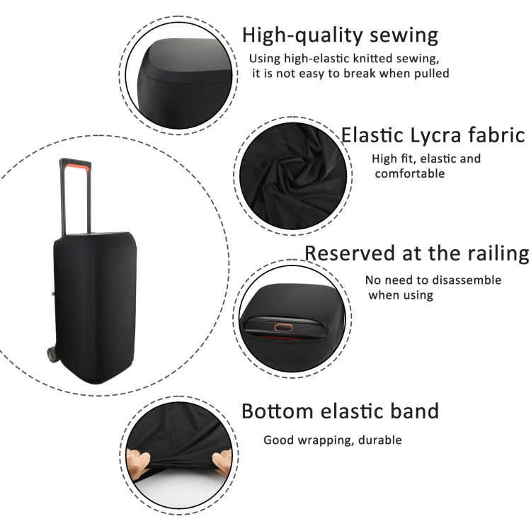 For JBL Partybox Stage 310 / 320 Speaker Lycra Dust Cover Elastic Sleeve, For JBL Partybox Stage 310 / 320