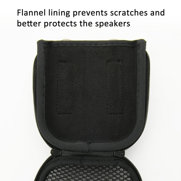 For JBL Go 4 / Go 3 / Clip 5 Speaker Shoulder Bag Mesh Opening Mouth EVA Carrying Case, Shoulder Bag