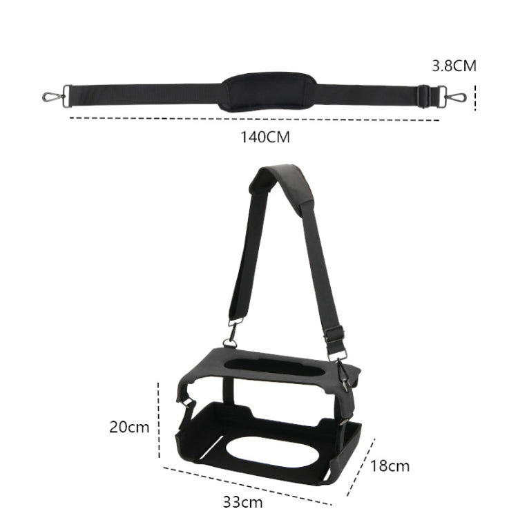 For JBL Authentics 300 Speaker EVA Protective Cover Portable Case With Shoulder Strap, For JBL Authentics 300 cover