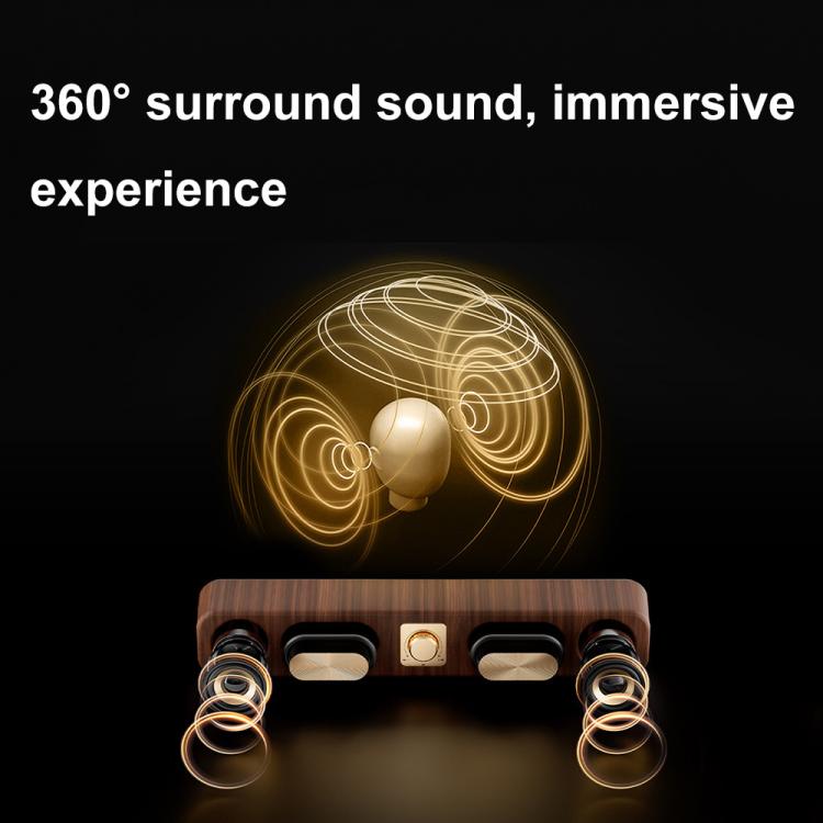 Havit M16 Retro HIFI Stereo Desktop Wireless Bluetooth Speaker