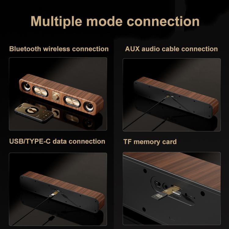 Havit M16 Retro HIFI Stereo Desktop Wireless Bluetooth Speaker