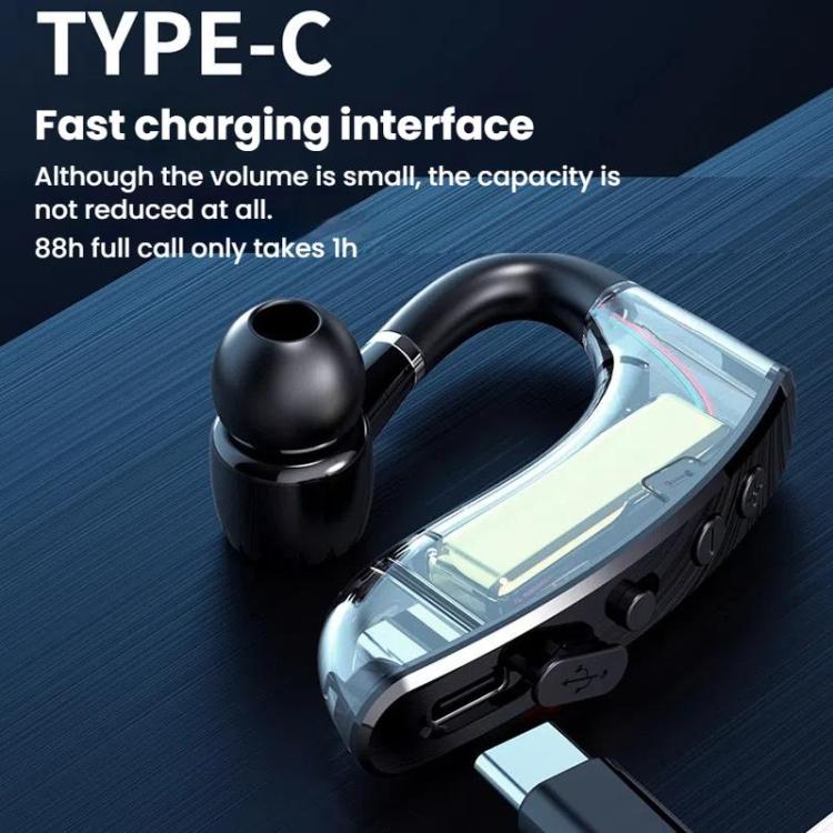 On-Ear Business Digital Display Bluetooth Earphone, V18