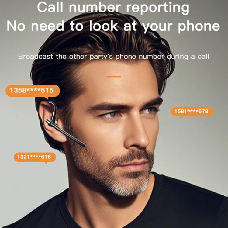 On-Ear Bluetooth Earphone AI Noise Reduction HD Talking Business Earphone, YYK-526