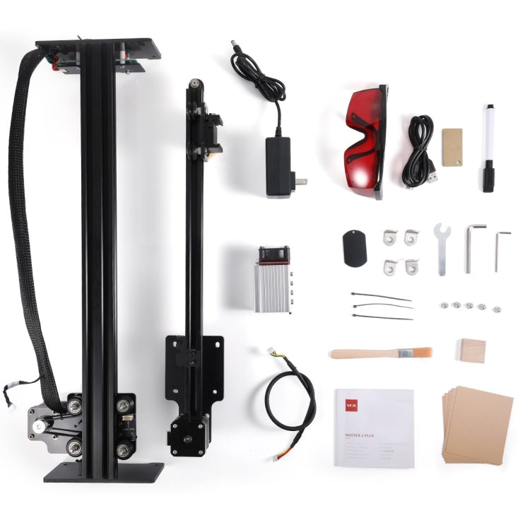 NEJE MASTER 3 Plus Laser Engraver with A40630 Laser Module, MASTER 3 Plus with A40630 (EU Plug), MASTER 3 Plus with A40630 (US Plug)
