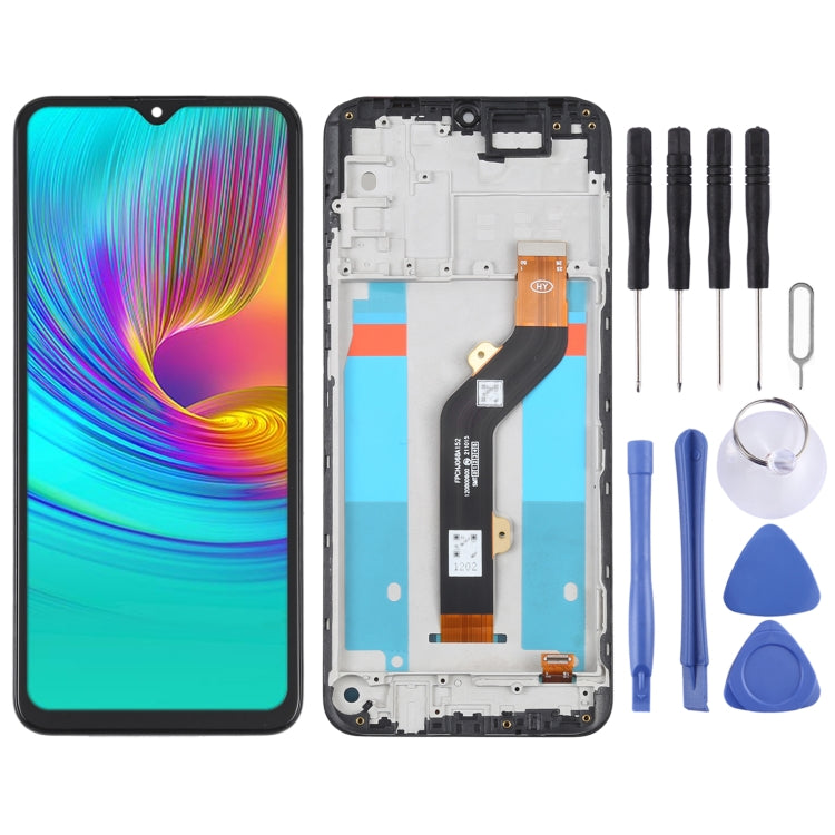 OEM LCD Screen Digitizer Full Assembly with Frame, For infinix Note 8 X692, For infinix Hot 9 Play X680, For infinix Hot 10 X682B X682C, For Tecno Camon 17 Pro, For Tecno Camon17, For infinix Hot 10T X689C, For Tecno Spark 7T, For Tecno Spark 7P�������...