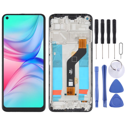 OEM LCD Screen Digitizer Full Assembly with Frame, For infinix Note 8 X692, For infinix Hot 9 Play X680, For infinix Hot 10 X682B X682C, For Tecno Camon 17 Pro, For Tecno Camon17, For infinix Hot 10T X689C, For Tecno Spark 7T, For Tecno Spark 7P�������...