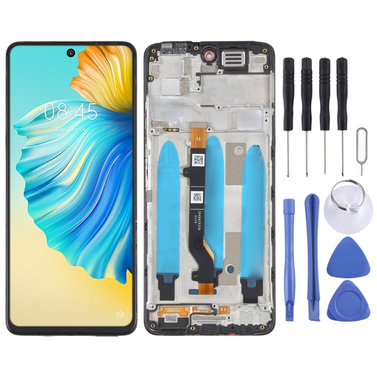 OEM LCD Screen Digitizer Full Assembly with Frame, For infinix Note 8 X692, For infinix Hot 9 Play X680, For infinix Hot 10 X682B X682C, For Tecno Camon 17 Pro, For Tecno Camon17, For infinix Hot 10T X689C, For Tecno Spark 7T, For Tecno Spark 7P�������...