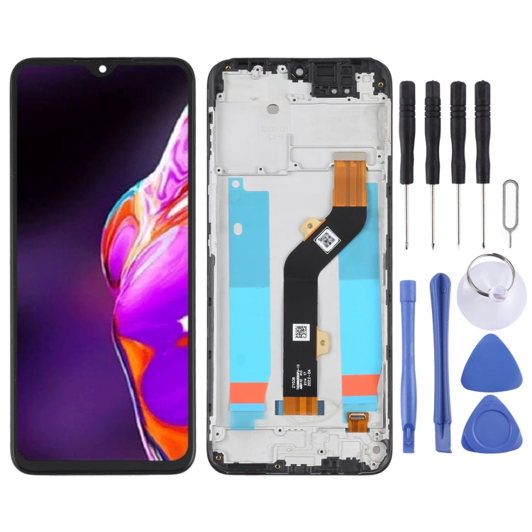 OEM LCD Screen Digitizer Full Assembly with Frame, For infinix Note 8 X692, For infinix Hot 9 Play X680, For infinix Hot 10 X682B X682C, For Tecno Camon 17 Pro, For Tecno Camon17, For infinix Hot 10T X689C, For Tecno Spark 7T, For Tecno Spark 7P�������...