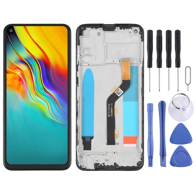 OEM LCD Screen Digitizer Full Assembly with Frame, For infinix Note 8 X692, For infinix Hot 9 Play X680, For infinix Hot 10 X682B X682C, For Tecno Camon 17 Pro, For Tecno Camon17, For infinix Hot 10T X689C, For Tecno Spark 7T, For Tecno Spark 7P�������...