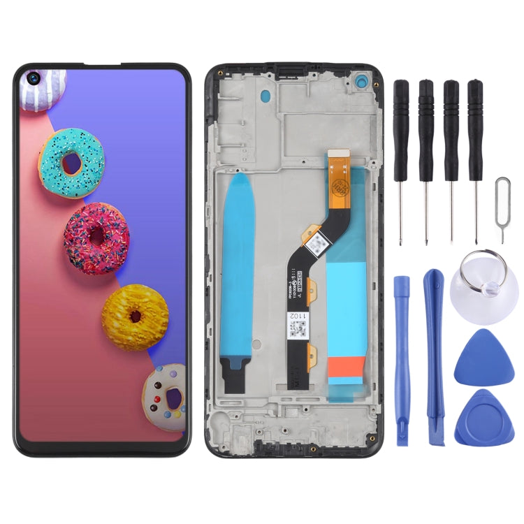 OEM LCD Screen Digitizer Full Assembly with Frame, For infinix Note 8 X692, For infinix Hot 9 Play X680, For infinix Hot 10 X682B X682C, For Tecno Camon 17 Pro, For Tecno Camon17, For infinix Hot 10T X689C, For Tecno Spark 7T, For Tecno Spark 7P�������...