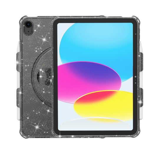 Terminator Shockproof Glitter Powder Tablet Case with Holder, For iPad 10th Gen 10.9 2022