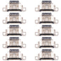 10 PCS Charging Port Connector, For Samsung Galaxy Tab S8 Ultra SM-X900, For Samsung Galaxy Tab S8+ SM-X800/X806, For Samsung Galaxy Tab S8 SM-X700/X706, For Samsung Galaxy Tab A8 10.5 2021, For Samsung Galaxy Tab S7 FE SM-T730�������������������������...