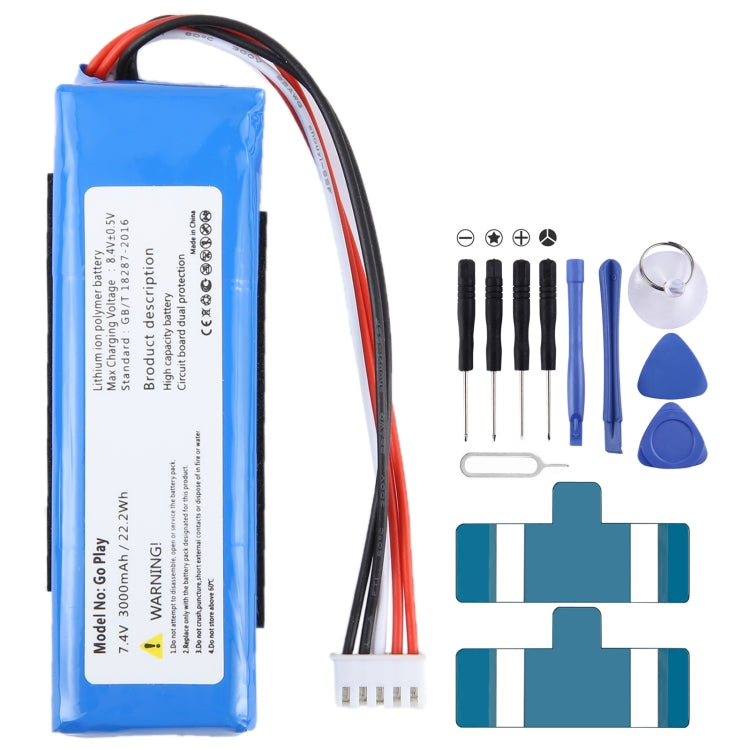 3200mAh Battery Replacement, For Harman/Kardon Esquire 2 CP-HK03 GSP805070, For Harman Kardon GSP1029102 01 3000mAh