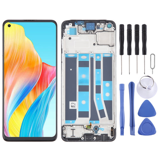 Original AMOLED LCD Screen Digitizer Full Assembly with Frame, For OPPO A78 4G CPH2565, For OPPO Reno8 Z 5G, For OPPO Reno8 4G, For OPPO Reno8 Lite 5G, For OPPO Reno8 5G, For OPPO F21 Pro 5G, For OPPO F21 Pro, For OPPO Reno7 Lite, For OPPO Reno7 4G����...