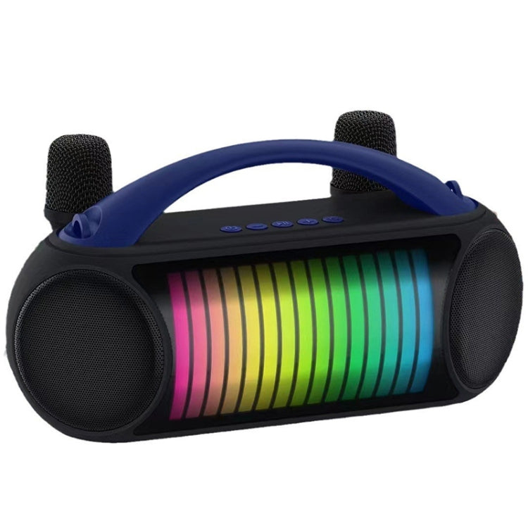 NewRixing NR-222 Portable Outdoor Dual Mic Colorful Wireless Bluetooth Speaker