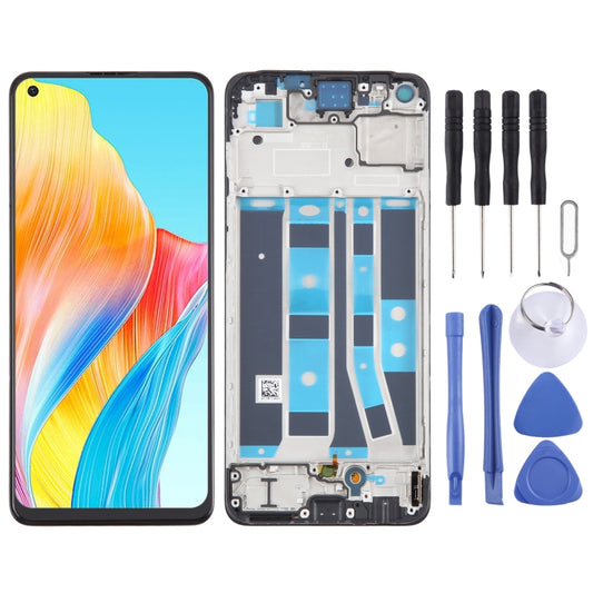 OLED LCD Screen Digitizer Full Assembly with Frame, For OPPO A78 4G CPH2565, For OPPO Reno8 Z 5G, For OPPO Reno8 4G, For OPPO Reno8 Lite 5G, For OPPO Reno8 5G, For OPPO F21 Pro 5G, For OPPO F21 Pro, For OPPO Reno7 Lite, For OPPO Reno7 4G���������������...