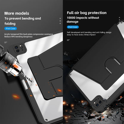 Mutural Jianshang Series Smart Leather Tablet Case, For iPad Air 13 2025 / 2024, For iPad Pro 13 2024, For iPad Pro 11 2024