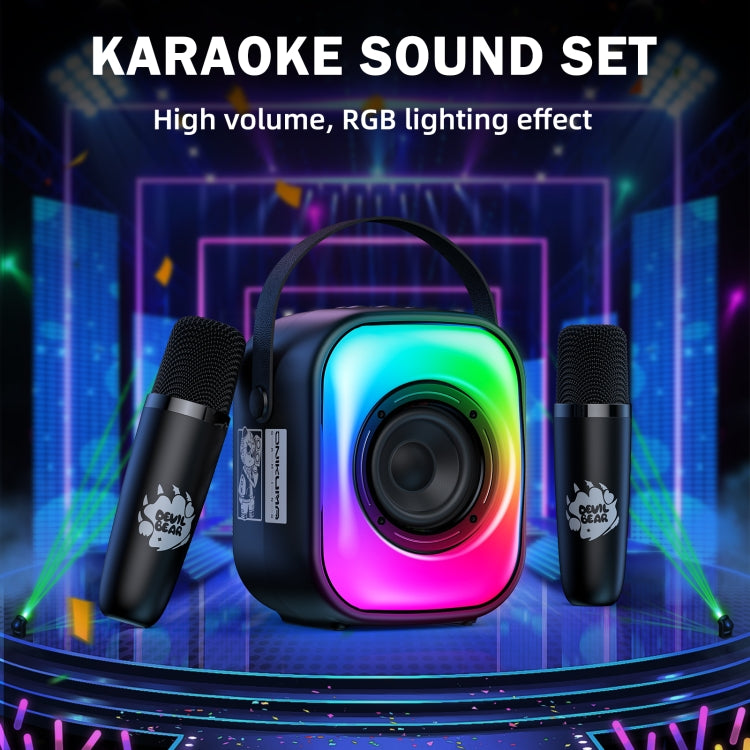 ONIKUMA L7 5W Karaoke Bluetooth Speaker with 2 Microphones