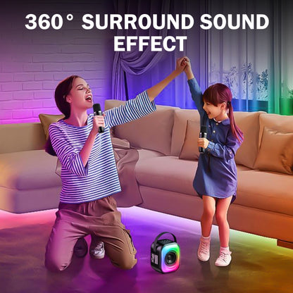 ONIKUMA L7 5W Karaoke Bluetooth Speaker with 2 Microphones