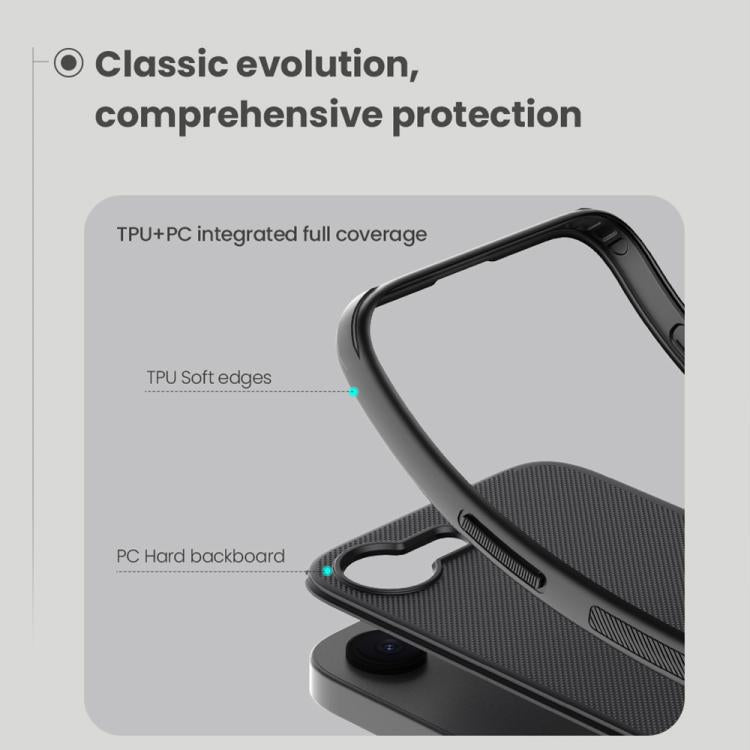NILLKIN Frosted Shield Pro Magnetic Magsafe Phone Case, For iPhone 16e, For iPhone 16