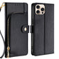 Zipper Bag Leather Phone Case, For iPhone 16e, For iPhone 16 Pro Max, For iPhone 16 Pro, For iPhone 16 Plus, For iPhone 16
